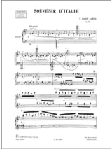 Souvenirs d'Italie op.80 - SAINT-SAËNS - Partition - Piano